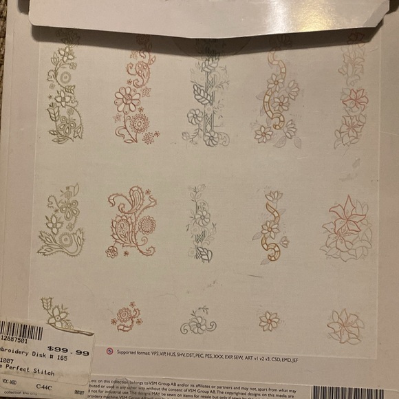 Husqvarna Viking Venetian Embroidery’s by Margitt Grimm No. 165 - Picture 2 of 11